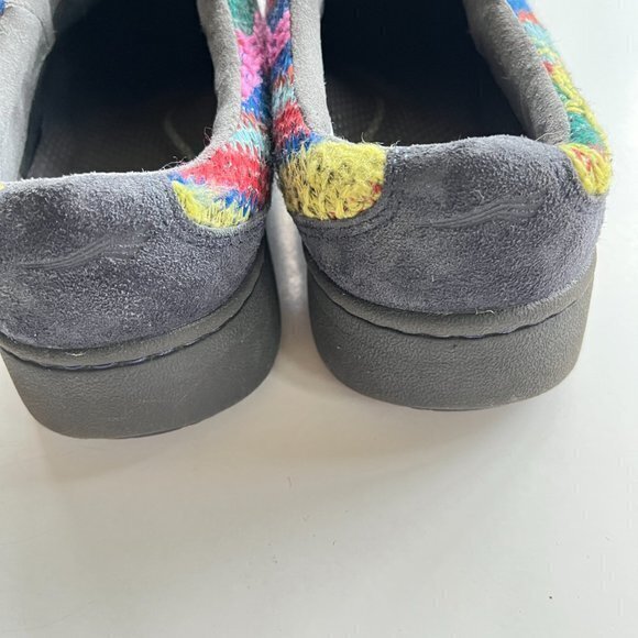 Dansko Brittany Slip On Embroidered Clog Womens Size 37 US 6.5 7 Navy Blue Boho - Picture 7 of 10